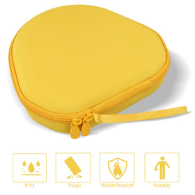 co2CREA case next to backpack showing compact scale and easy packing