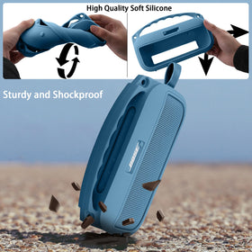 co2CREA case with charging cutout for Bose SoundLink Flex Gen 2, easy recharge.