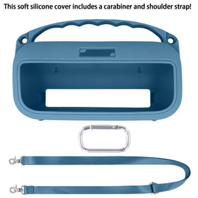 co2CREA silicone case for Bose SoundLink Flex Gen 2, side view, snug dust protection.