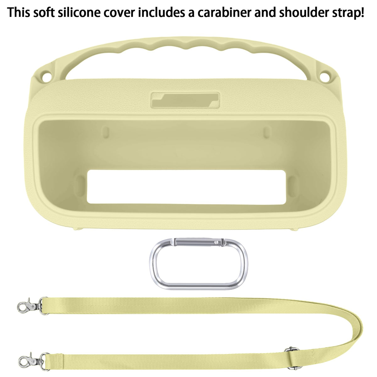 co2CREA Citrus Yellow Bose SoundLink Flex Gen 2 case shown from the side