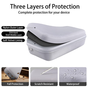co2crea spacious interior holds charger cable and strap for Sony ULT Field 3