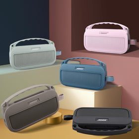 co2CREA back view case preserves access to buttons on Bose SoundLink Flex Gen 2.