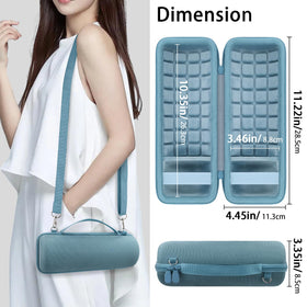 co2CREA teal case reinforced handle for durable carrying