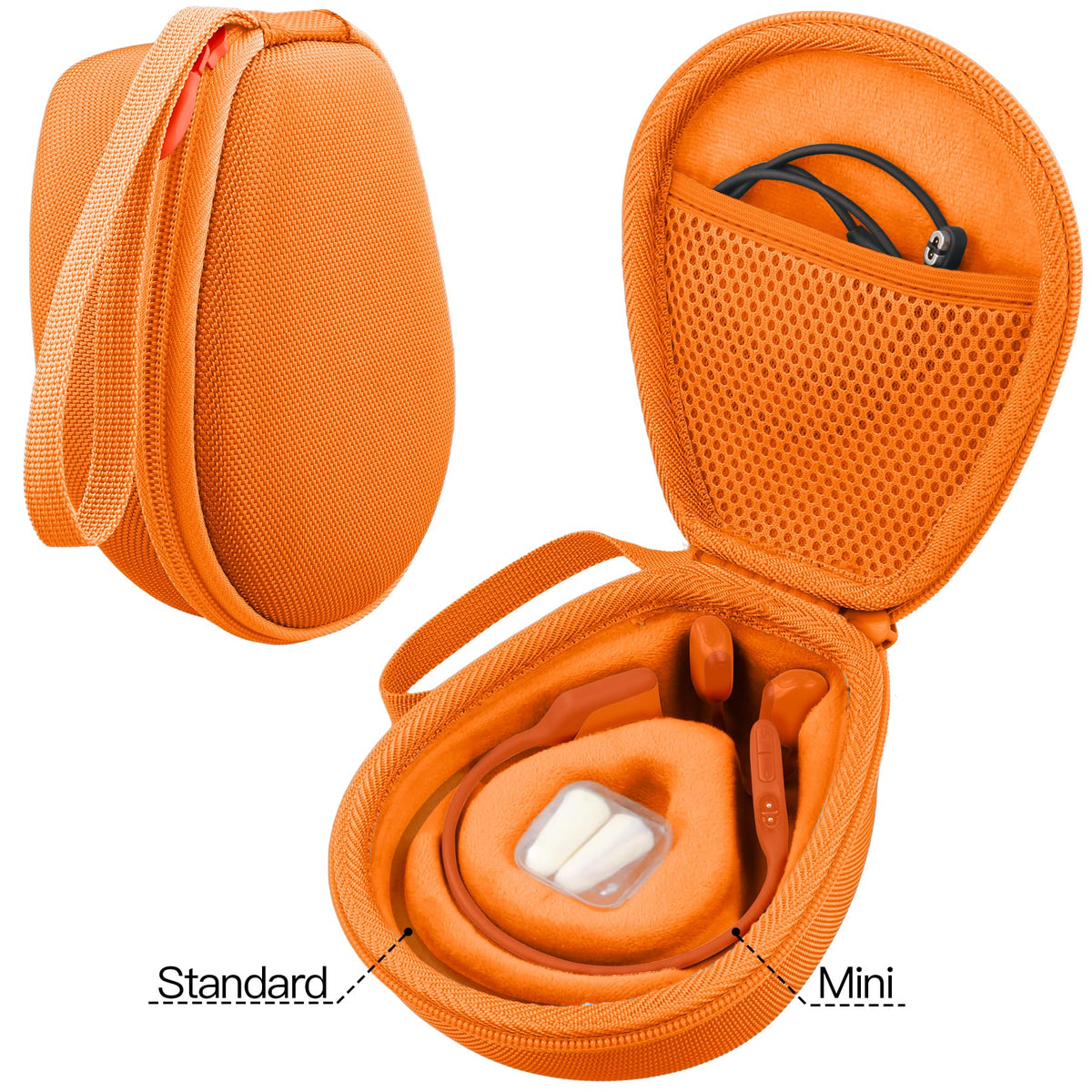 co2CREA travel-friendly case with rugged protection for bone conduction headphones