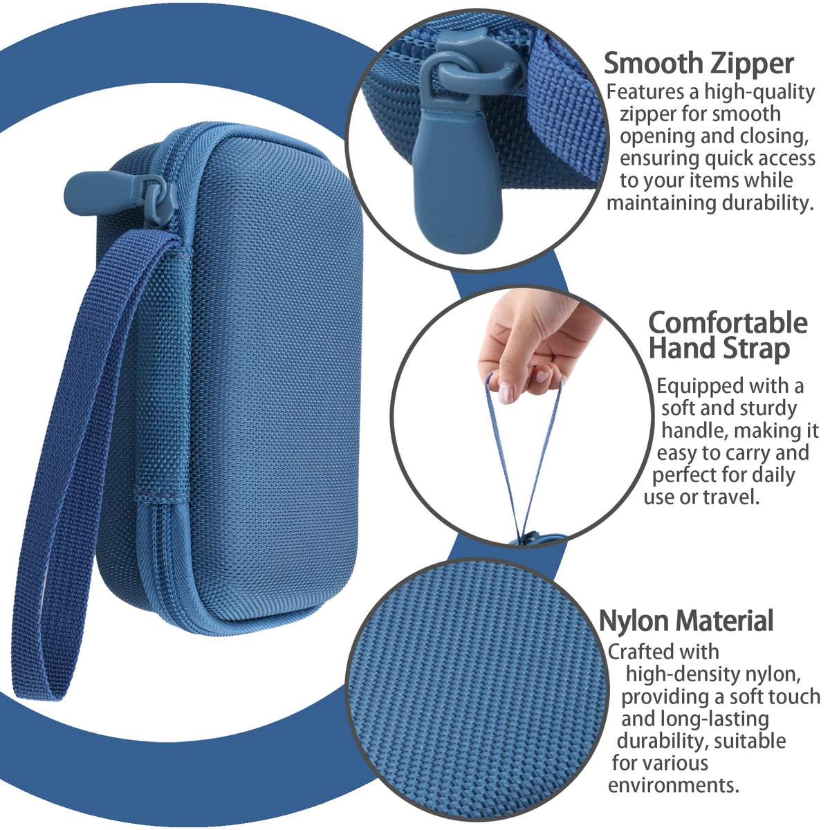 co2CREA smooth zipper and reinforced stitching for long-lasting use
