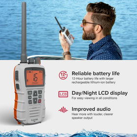 COBRA BlueBound 350 6W VHF power option for flexible range