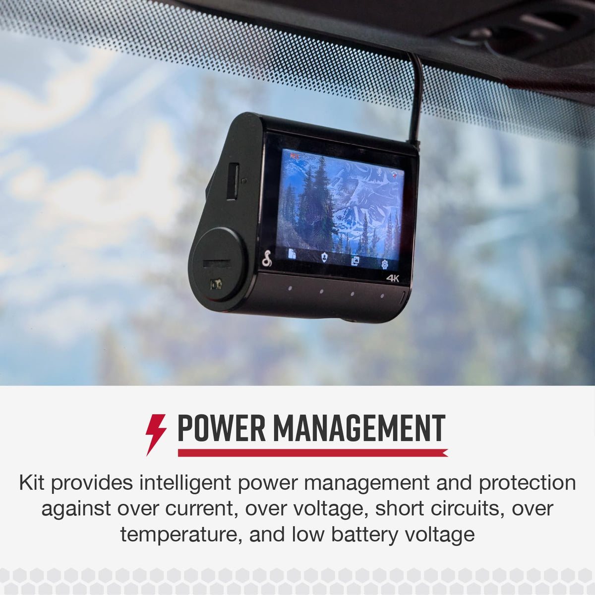 DC 12/24V input and 5V 2.5A output provide stable power.
