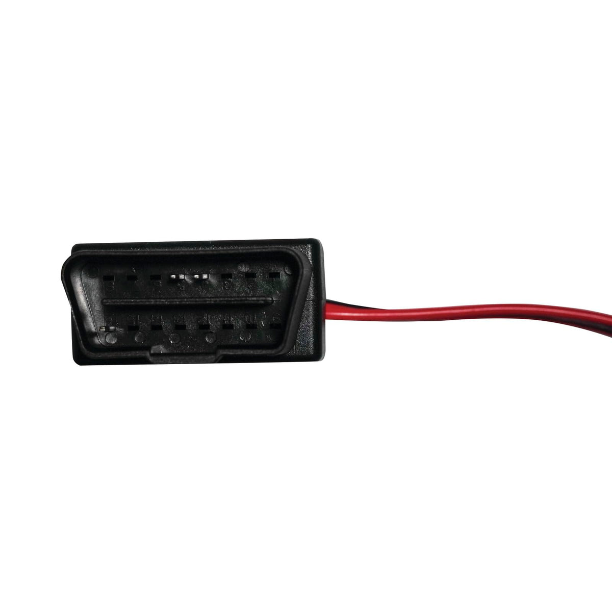 Cobra hardwire kit connector close-up highlighting secure OBD-II fit and reliability