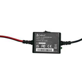 Cobra hardwire kit micro-USB plug detail for direct dash cam connection and convenience