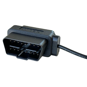 Cobra USB-C and Micro-USB plugs displayed for universal dash cam compatibility