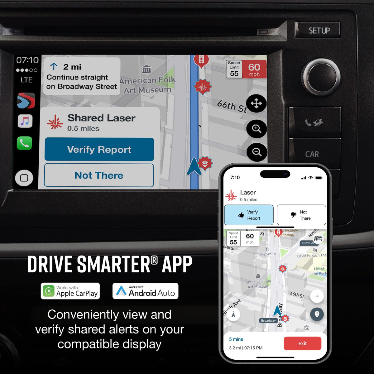 Cobra SC 200D built-in Wi-Fi and GPS link footage with location data