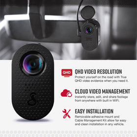 Cobra SC120 night vision view shows details in low light conditions