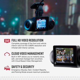 Cobra SC 201 night vision interior helps monitor passengers during low light