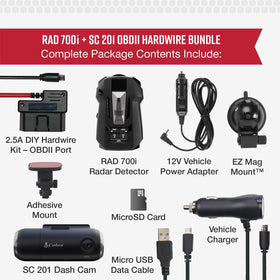 16GB microSD card included for dash cam storage and playback.