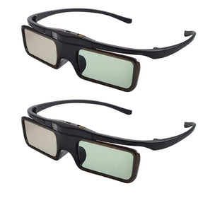 Cocar front view of RF 3D glasses showing sleek frame and ready-to-use design for clearer 3D