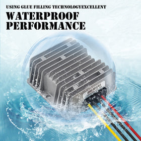 Cocar surge protector with safety features guards electronics.
