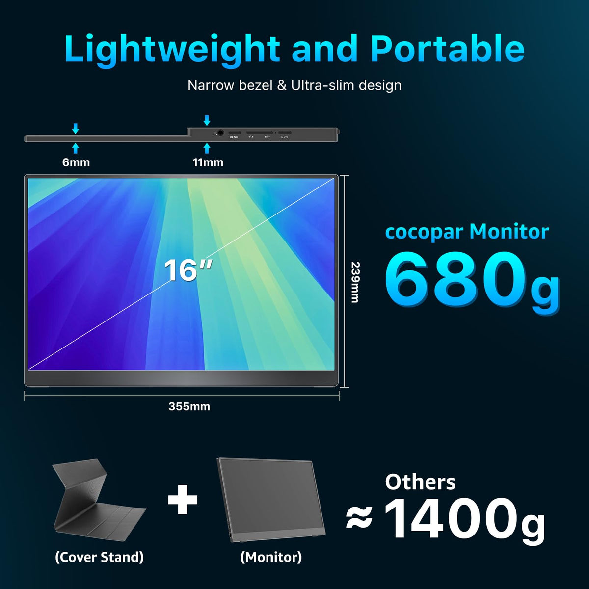 Cocopar's metal chassis offers durability and a premium feel.