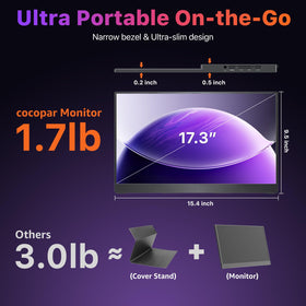 Cocopar built-in kickstand supports flexible viewing angles.