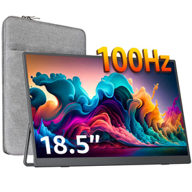 Cocopar 18.5-inch front view portable monitor shows crisp visuals for on-the-go work