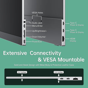 Cocopar built-in speakers provide convenient audio without external accessories during media.