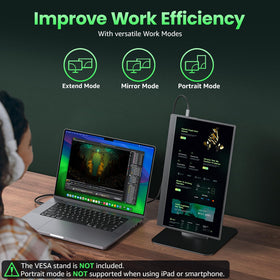 Cocopar monitor 178° viewing angle supports collaborative viewing with clients.