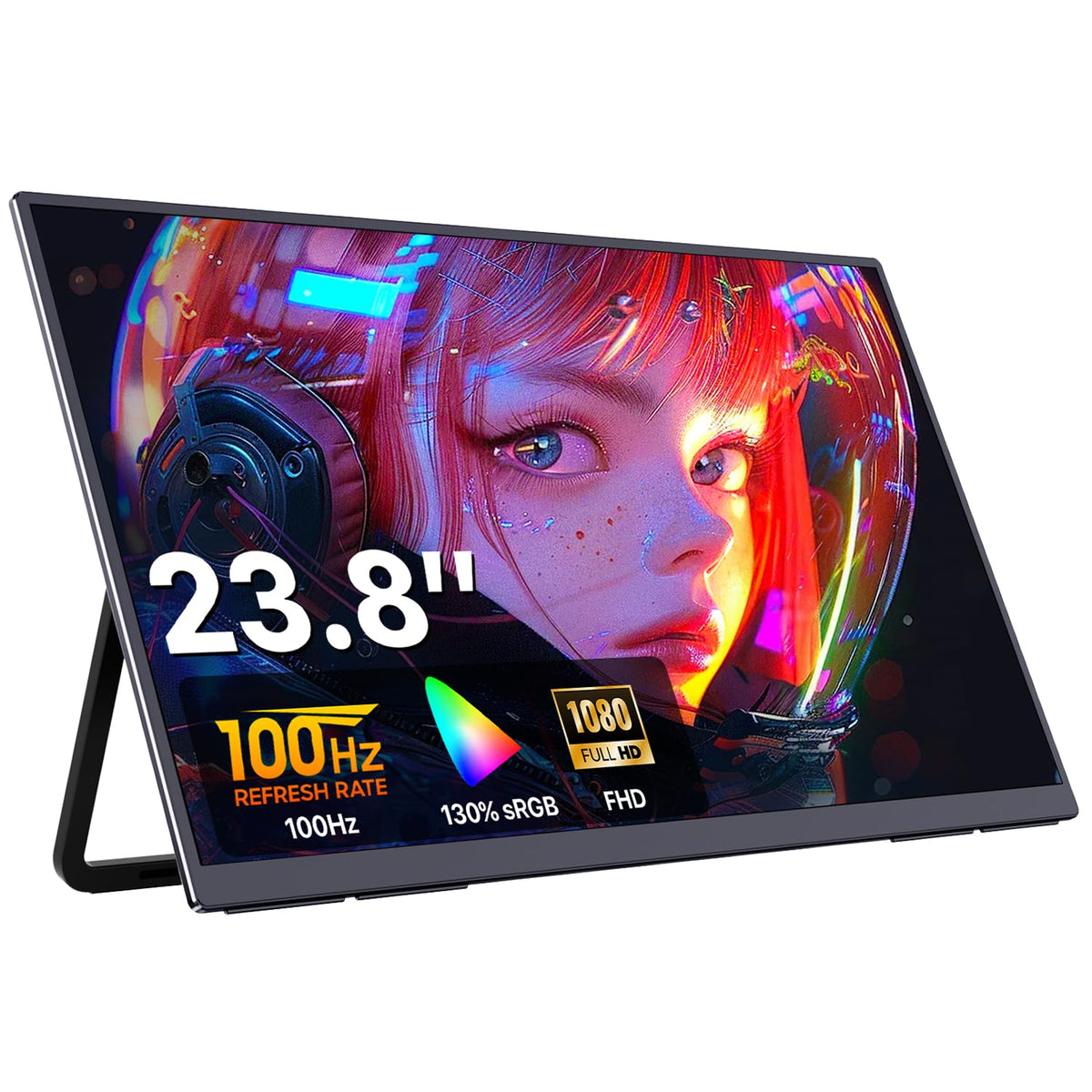 Cocopar 23.8-inch IPS monitor with wide viewing angles for crisp visuals.