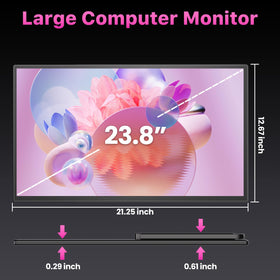Cocopar monitor used with a laptop for on-the-go productivity.