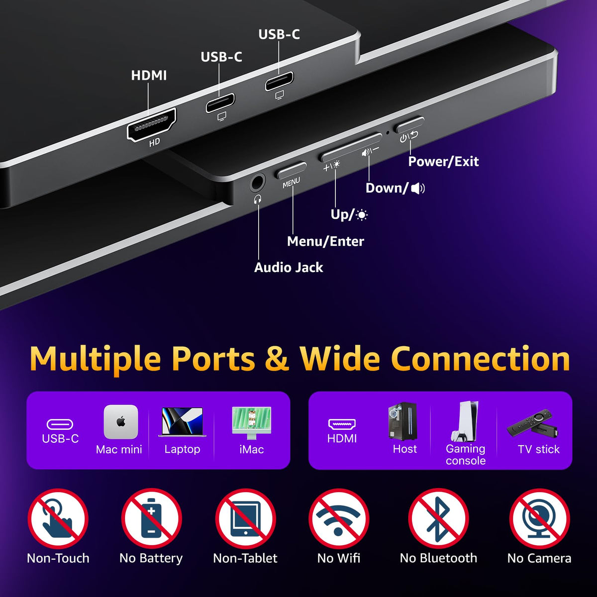 Cocopar ultra-slim portable monitor ideal for travel.