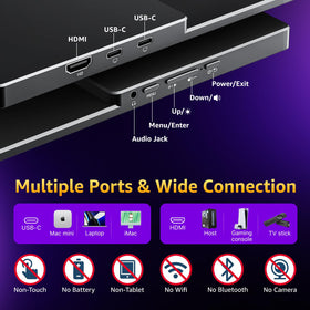 Cocopar ultra-slim portable monitor ideal for travel.