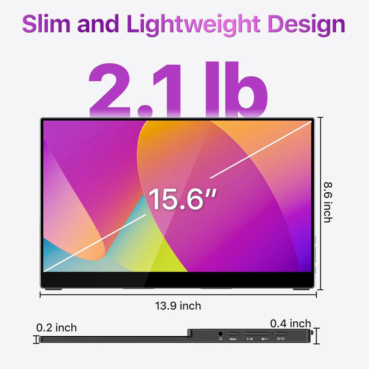 Cocopar VESA-mountable design enables flexible dual-monitor setups.