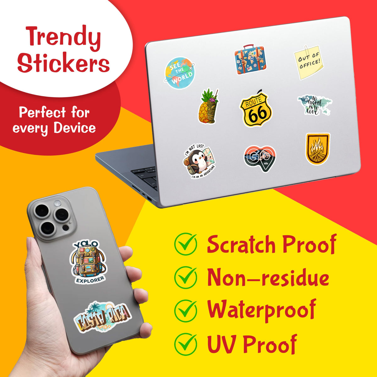 CodersParadise World Travel Stickers with cities and maps personalize laptops.