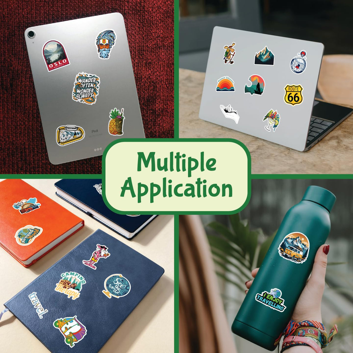 CodersParadise luggage-decor stickers stay put with residue-free removal.