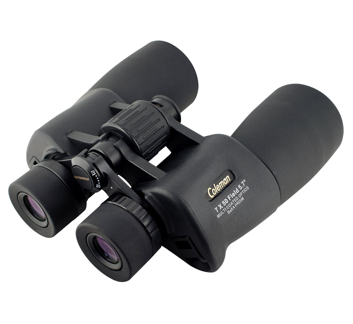 Coleman Signature All Terrain binoculars prism close-up highlights sharp resolution