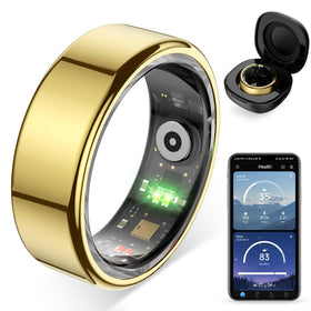 COLMI R02 front view showing gold finish, stylish everyday wearable