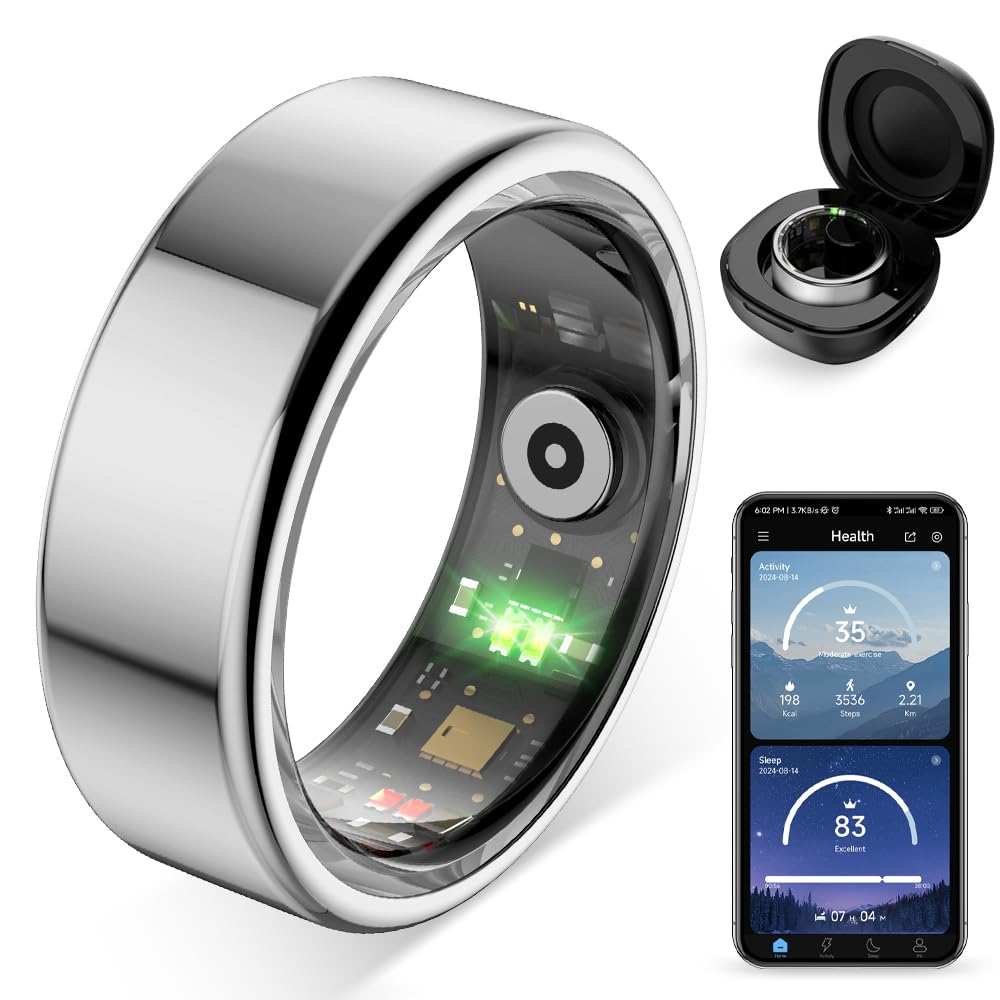 COLMI R02 front view showing ring and readable indicators for immediate identification and convenience
