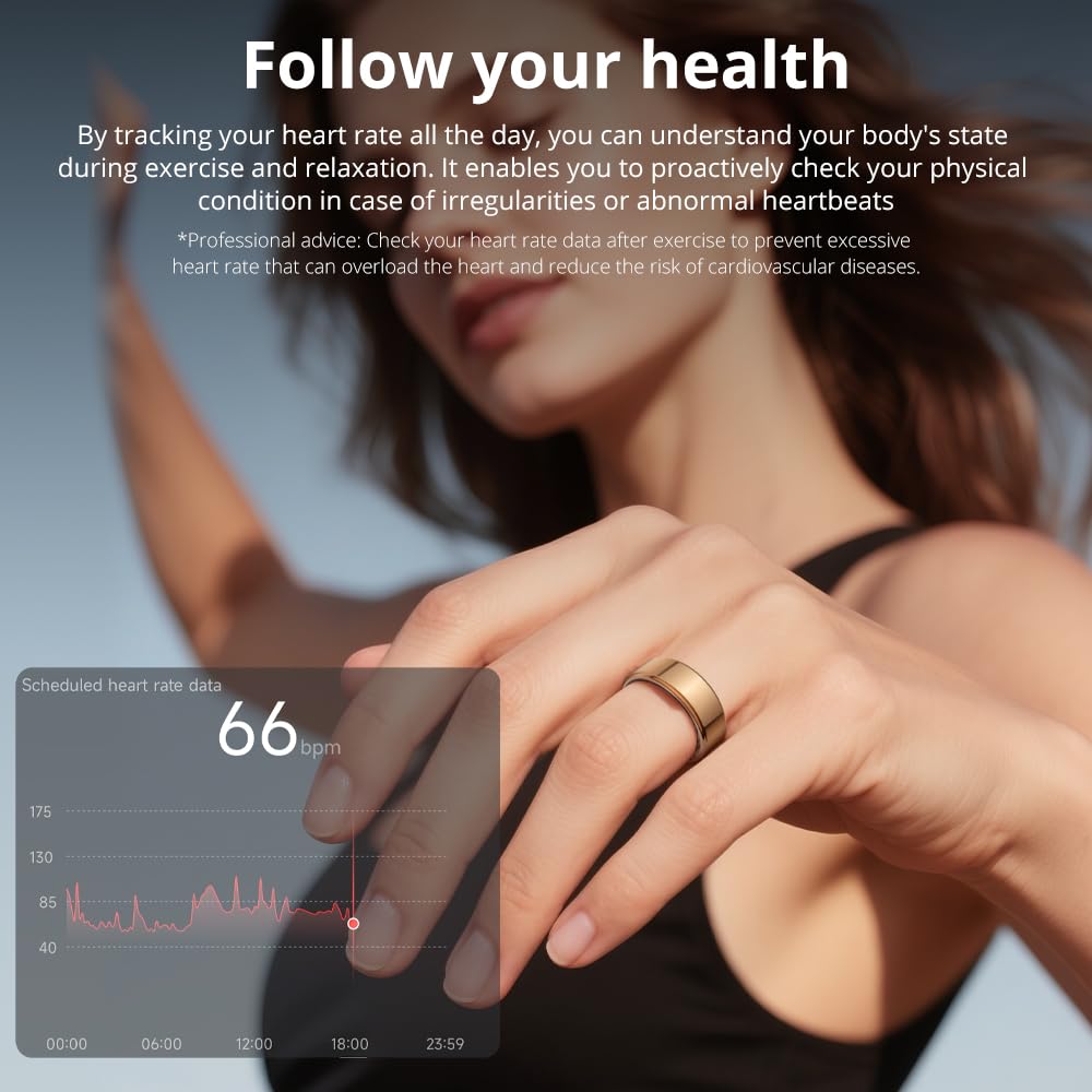 COLMI ring worn on finger in lifestyle setting showing comfort and everyday use