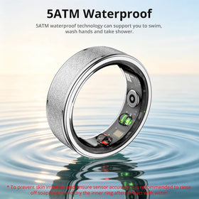 COLMI R10 portable charging case keeping the ring powered on the go.