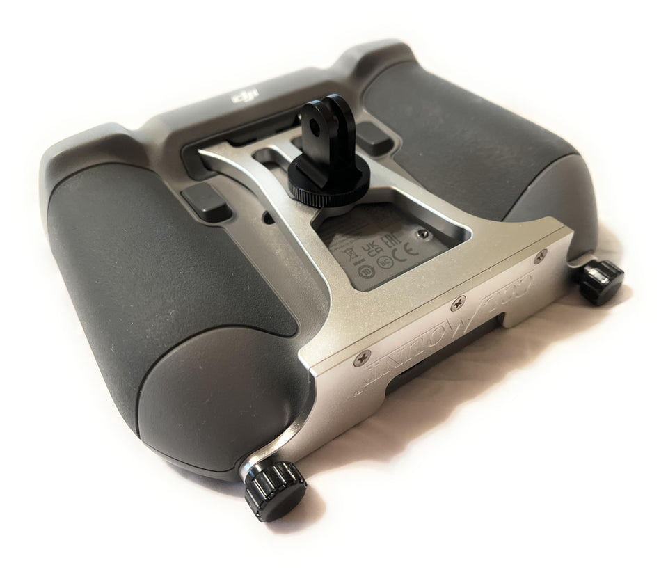 ColMount front view on DJI RC 2 showing secure, balanced hold