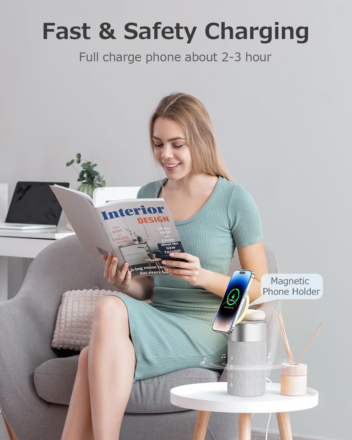 COLSUR folded compact profile for travel, easy to slip into bag