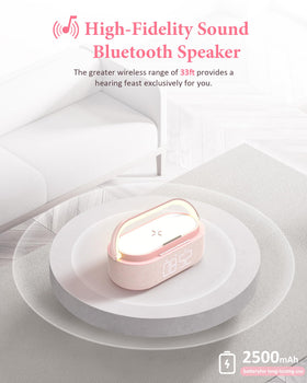 Colsur pink 15W wireless charging pad supports quick device power.