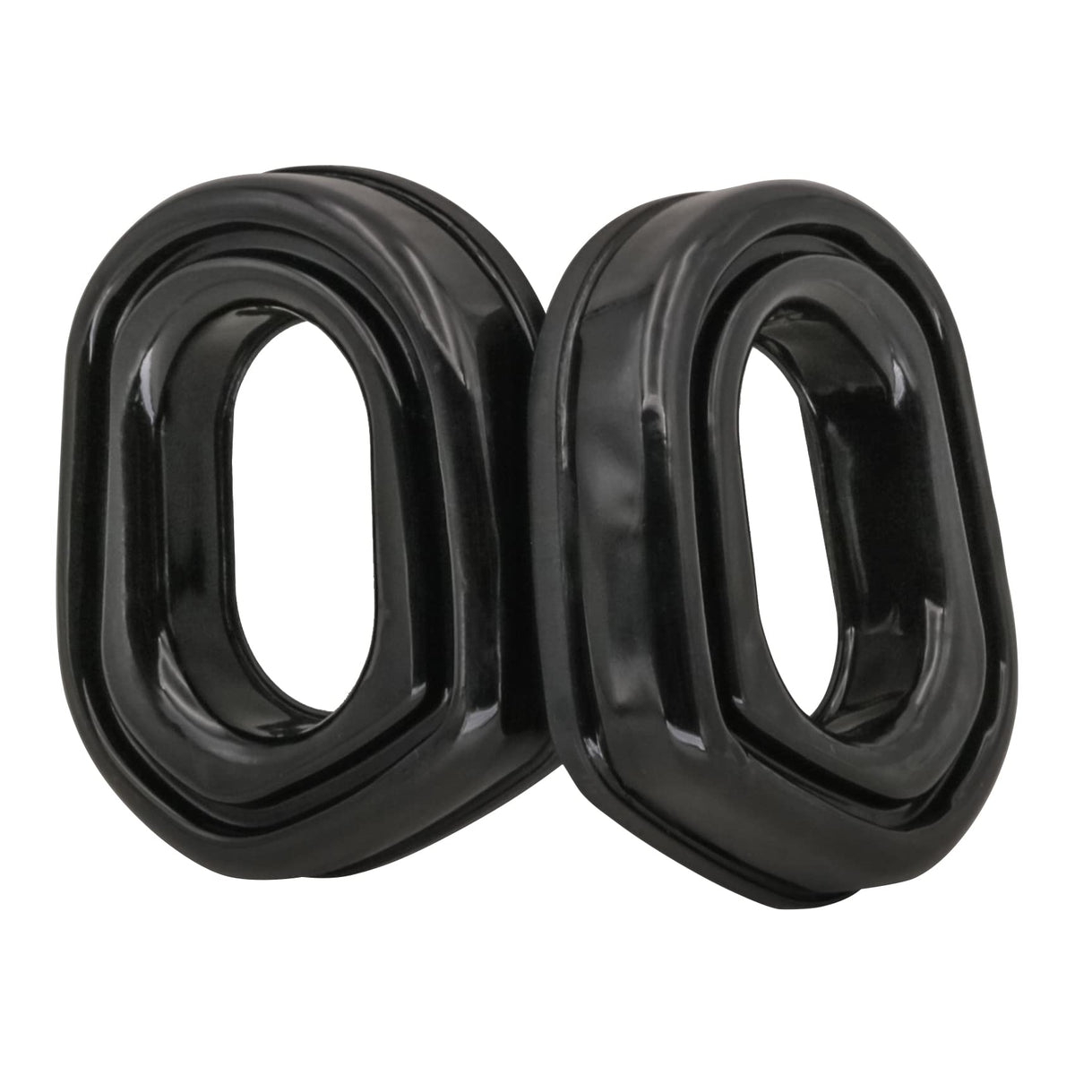 COMBATGEAR front view of replacement earpads showing fit on earcup and comfort