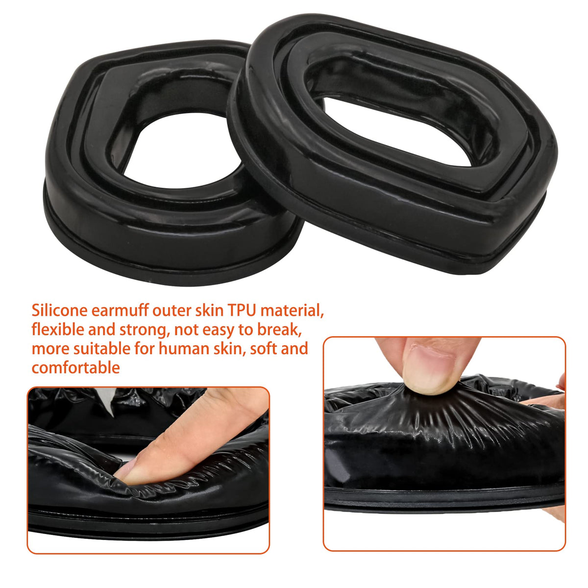 COMBATGEAR gel cross-section detail illustrating cushioning and seal advantage