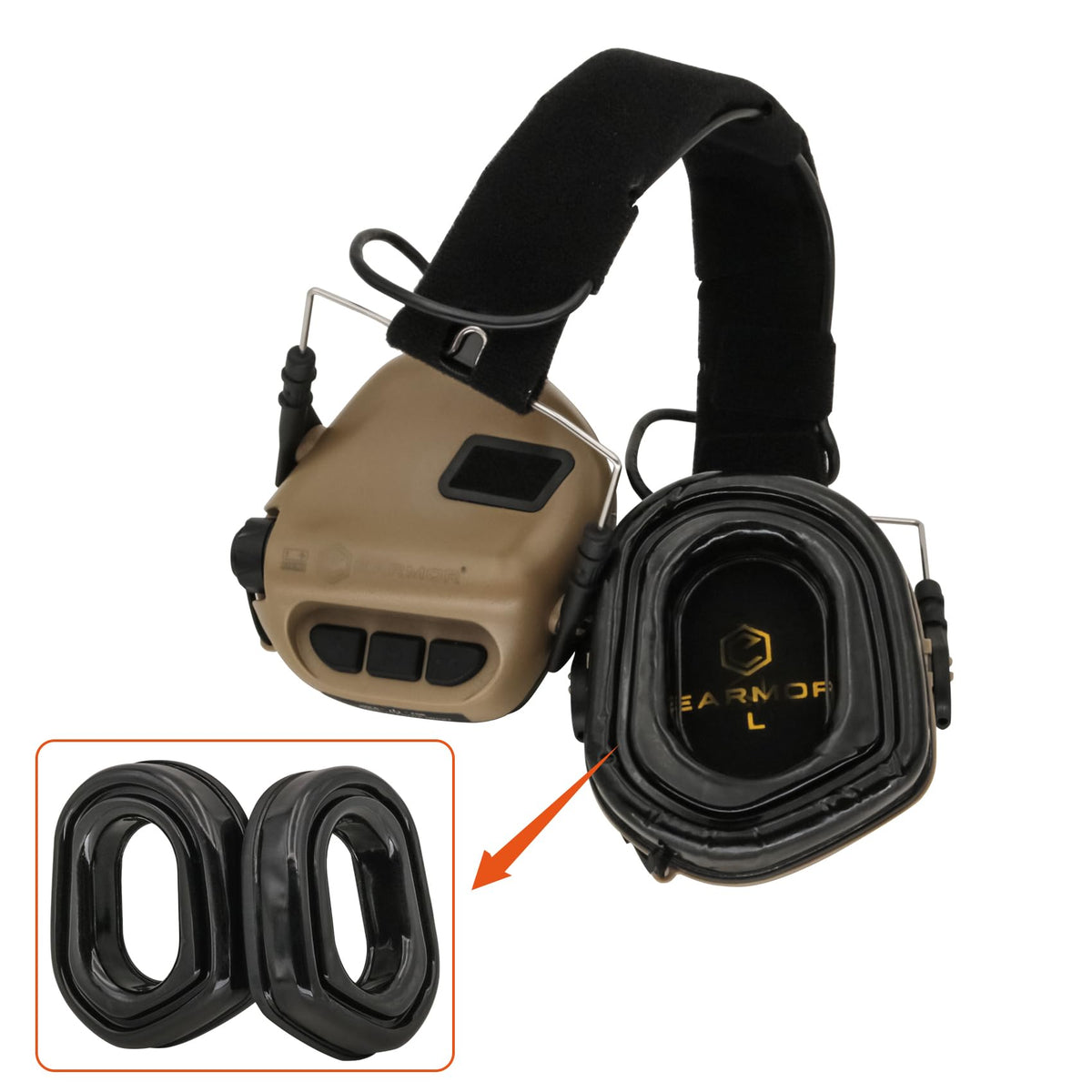 COMBATGEAR storage case with replacement pads highlighting organized protection