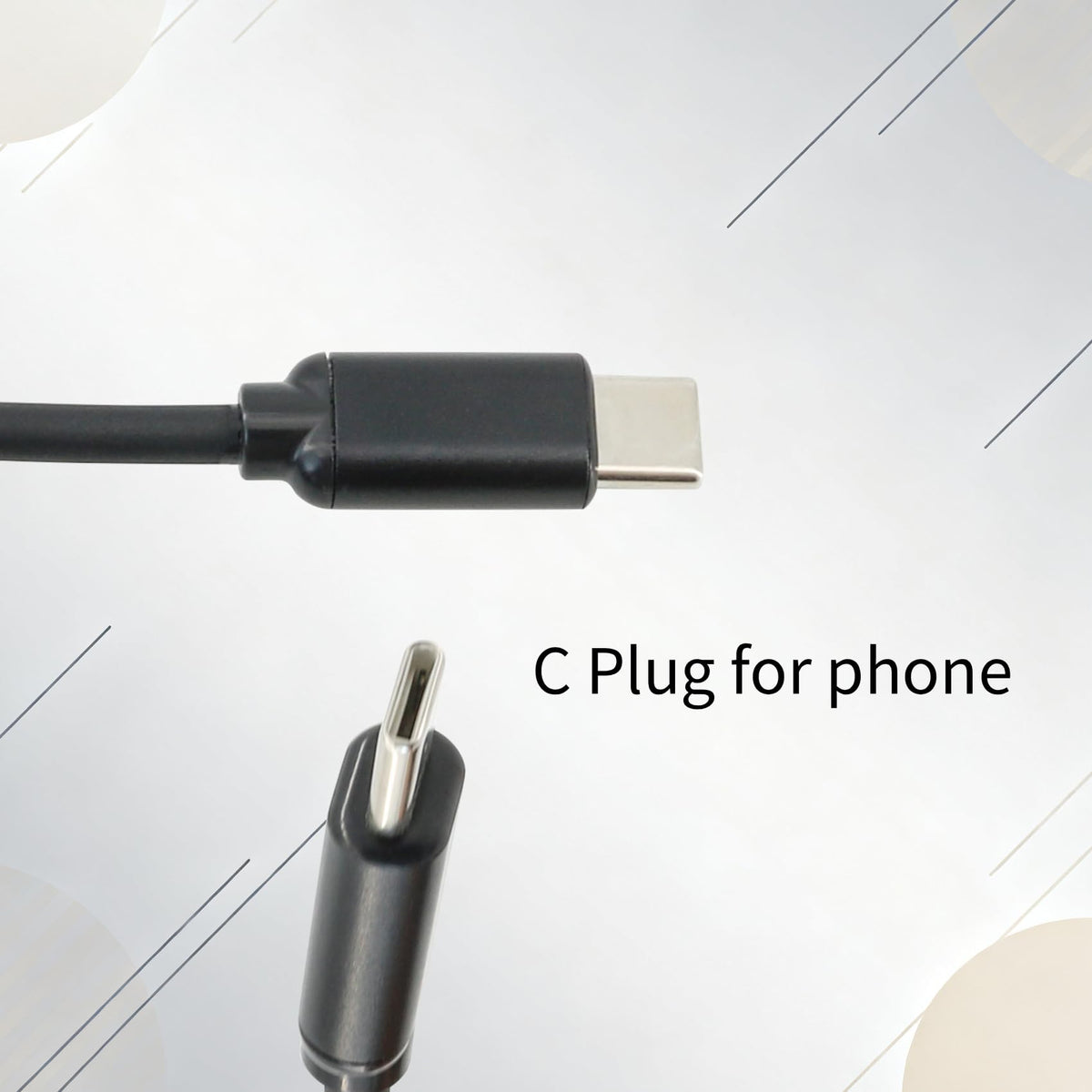 COMBATGEAR U94 PTT adapter with spring coil extended to 51 inches for flexible wear.