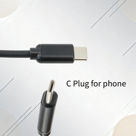 COMBATGEAR U94 PTT adapter with spring coil extended to 51 inches for flexible wear.