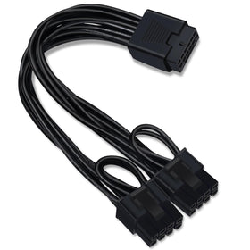 COMeap front view showing 16pin female connector for easy PSU hookup