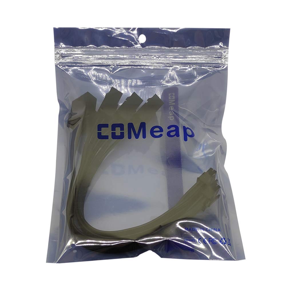 COMeap adapter installed inside a PC connecting PSU to RTX GPU demonstrating compatibility benefit