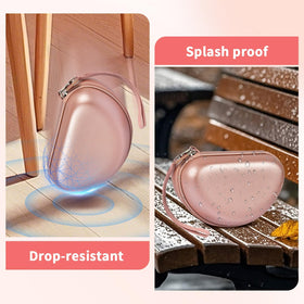 Comecase 360-degree zipper for smooth access when inserting headphones