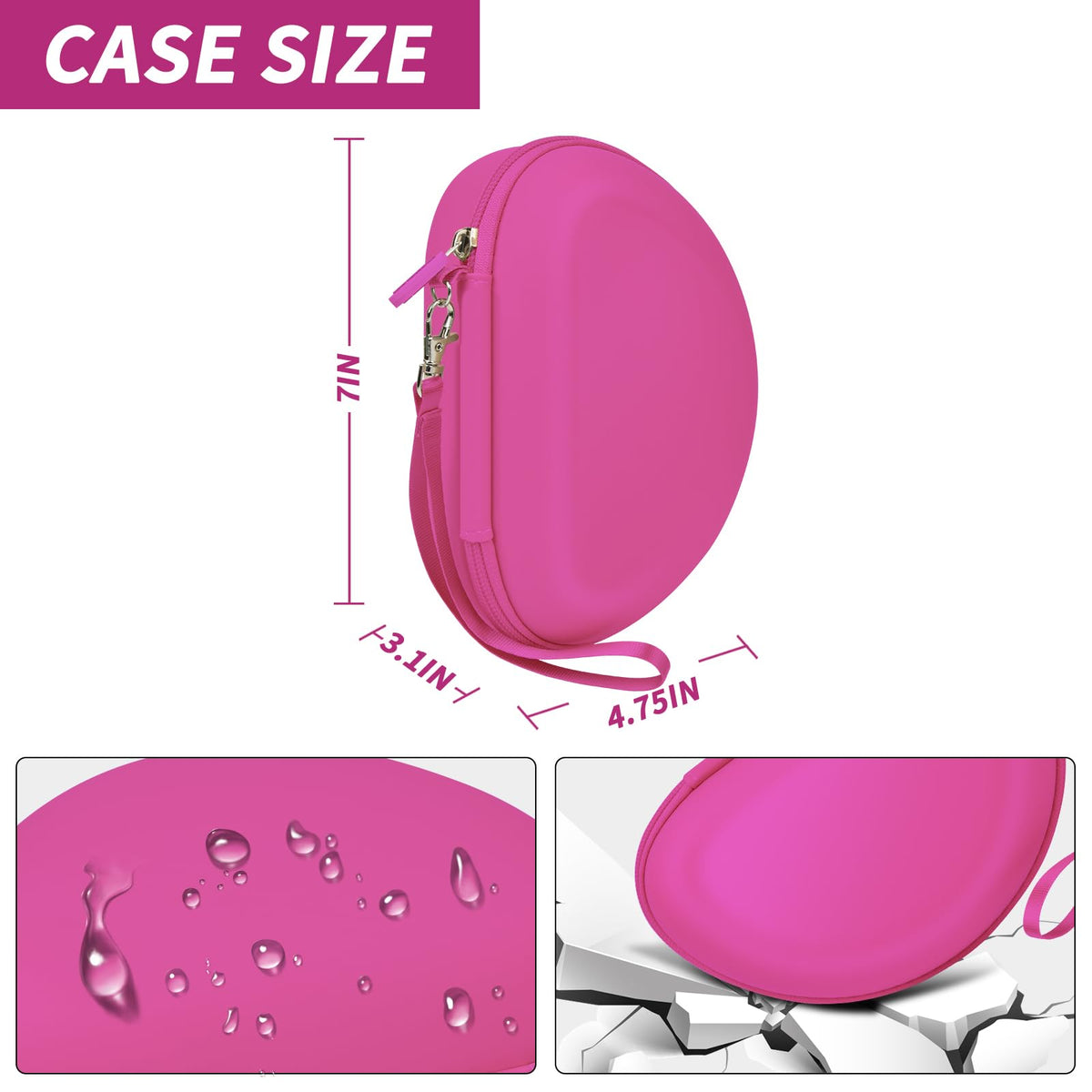 Comecase Studio3 zipper detail enables quick access