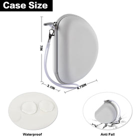 Comecase detachable wrist strap enables convenient hand carry.